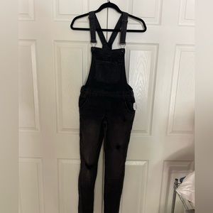 RSQ Black Skinny Overalls— size 00, 23, NWT